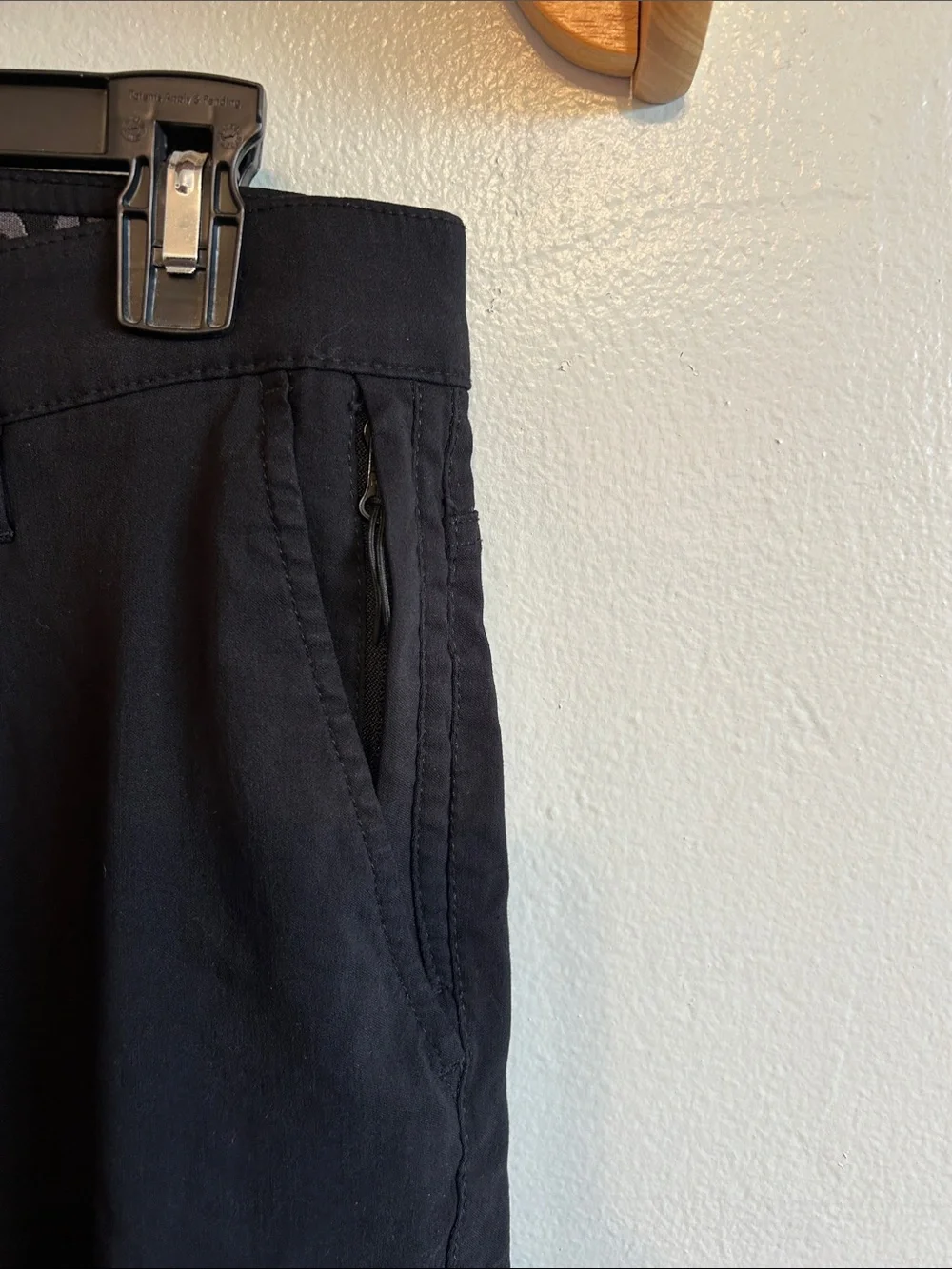 Projek Raw Men's Black Cargo Pants with Slim Taper